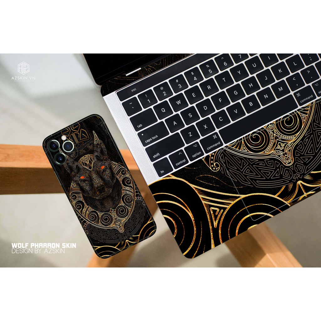 Dán Skin WOLF PHARAON Cho IPhone | Skin IPhone 5 Lớp Chất Liệu Cao Cấp Chống Xước, Chống Thấm, Chống Bay Màu...