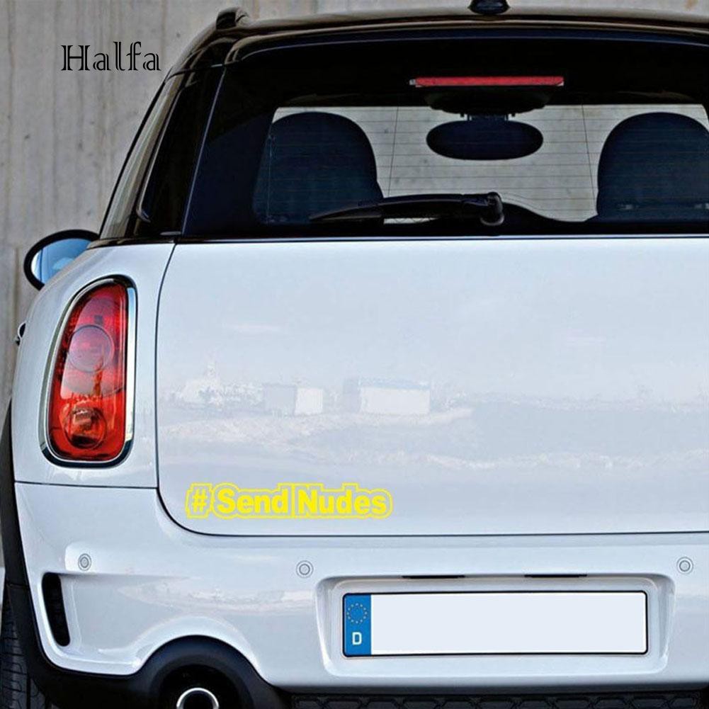 Hl Bộ Dụng Cụ Vẽ Tranh Nghệ Thuật☆Miếng Dán Trang Trí Xe Hơi Họa Tiết Chữ Vui Nhộn