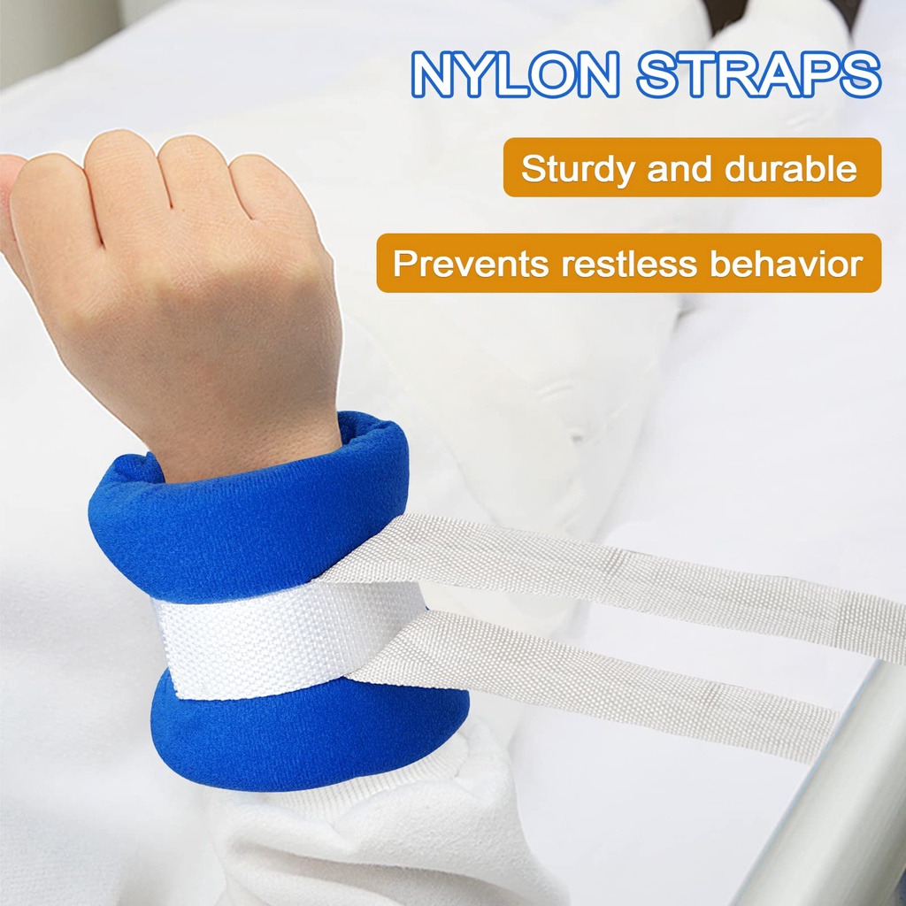 Dây Đai Cố Định Mềm Mại Thoáng Khí Cố Định Tay / Chân Cho Bệnh nhân