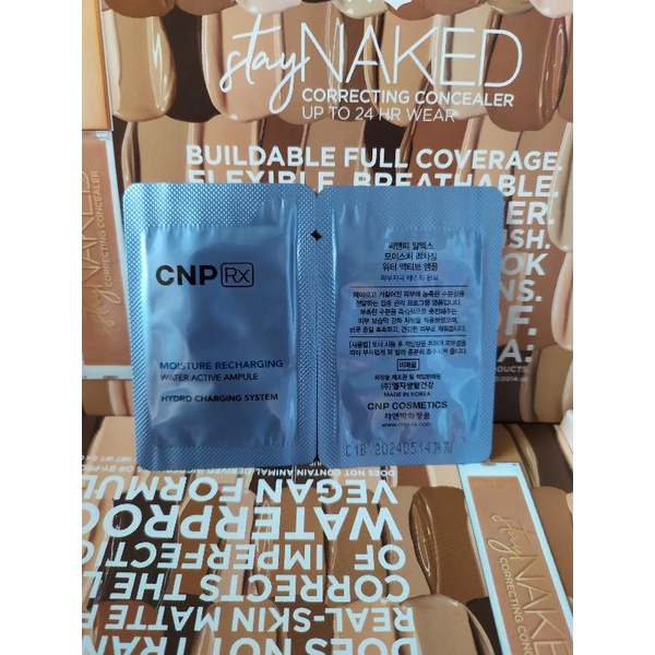 Sample serum làm dịu phục hồi da yếu tổn thương nhạy cảm CNP RX Hydro Charging System 1ml