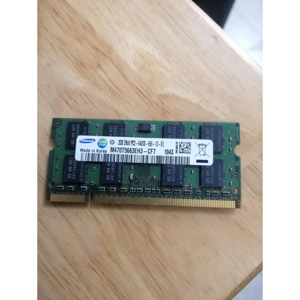 RAM Laptop 2G DDR2 cũ Chính hãng tháo máy. Ram Laptop PC2-2G cũ