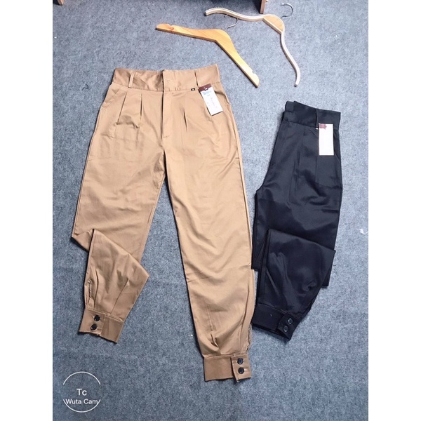quần jogger kaki cúc chân Tc