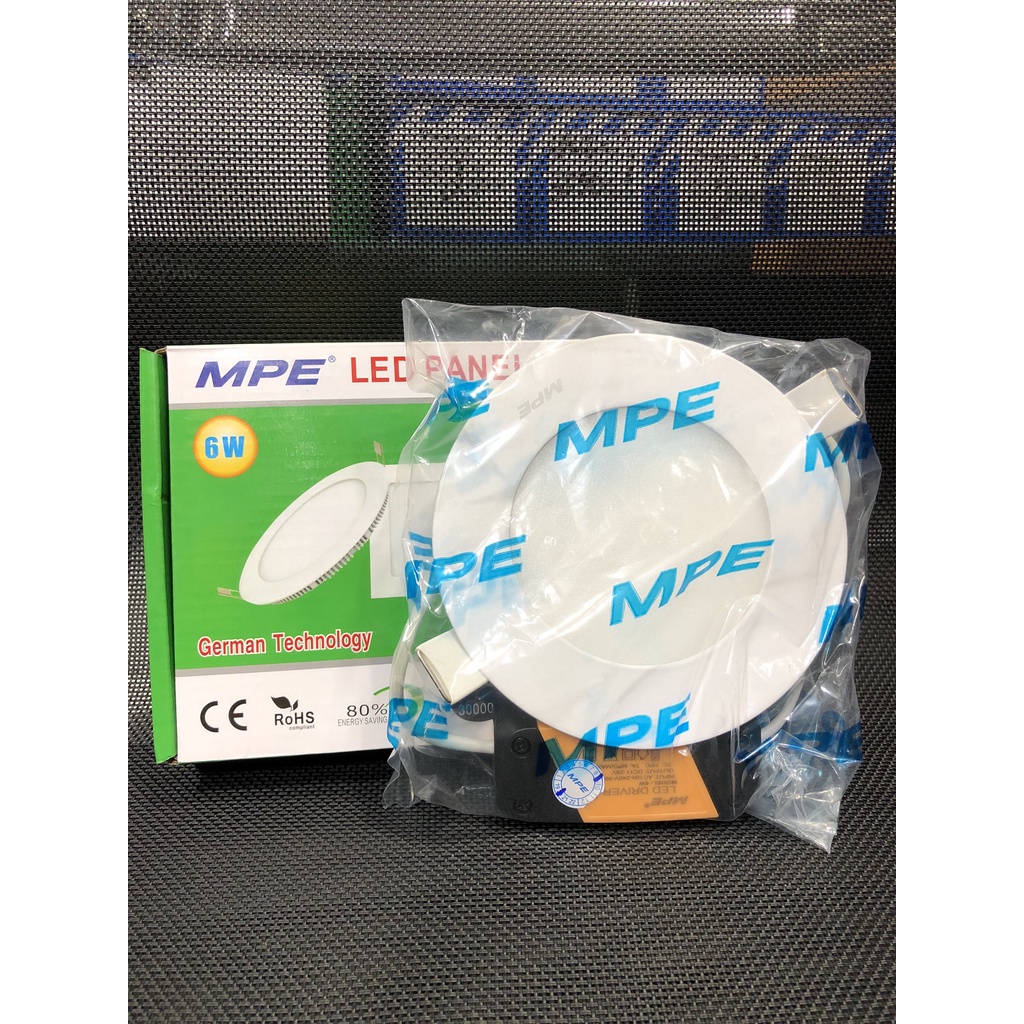Đèn led âm trần MPE Tròn 6w 9w 12w 18w 24w Siêu Mỏng, Ánh Sáng Trắng 6500k, Vàng 3200k sang trọng-Chính Hãng