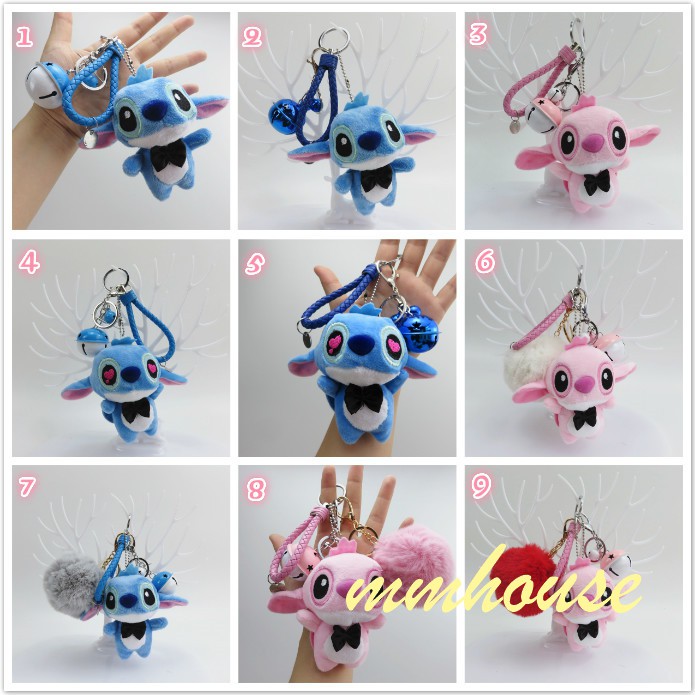 Móc khóa hình stitch nhồi bông xinh xắn