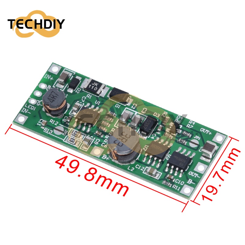 Mô Đun Tăng Áp DC 5V 9V 12V Cho Pin Lithium 18650 Sự Bảo Vệ