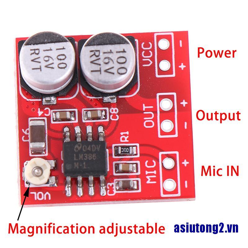 Bảng Mạch Khuếch Đại Âm Thanh 200 Lần DC 5V-12V Chuyên Dụng