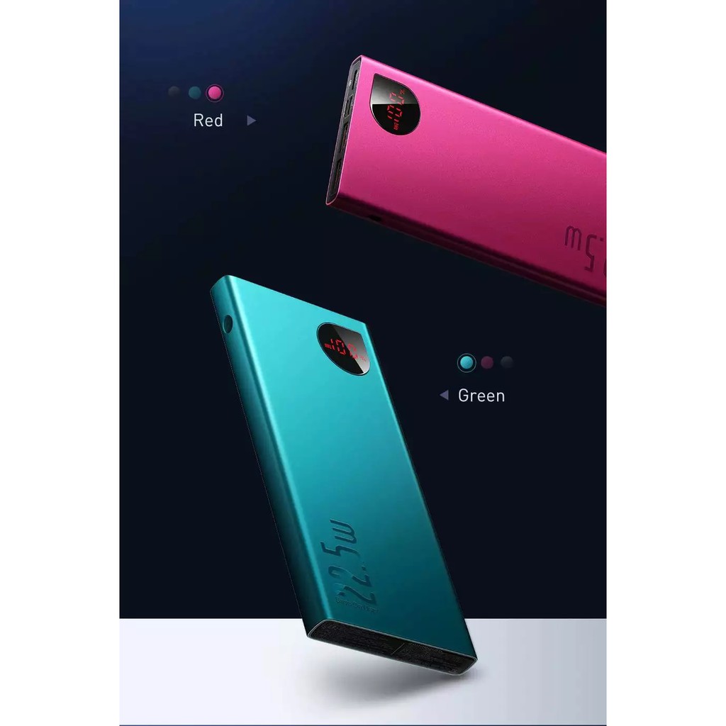 Pin sạc dự phòng Baseus 20000mAh Adaman Metal Digital Display Quick Charge 22.5W