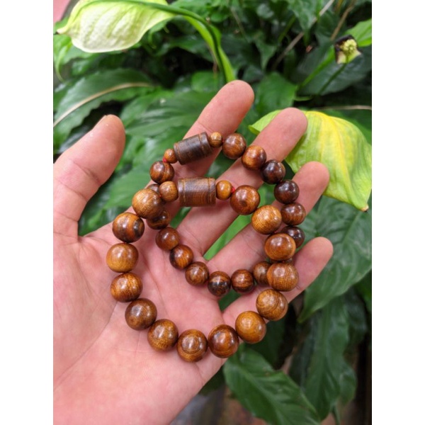 Vòng lắc tay nam nữ hạt 8 ly 10 ly 12 ly mix đốt trúc gỗ thơm hương tự nhiên