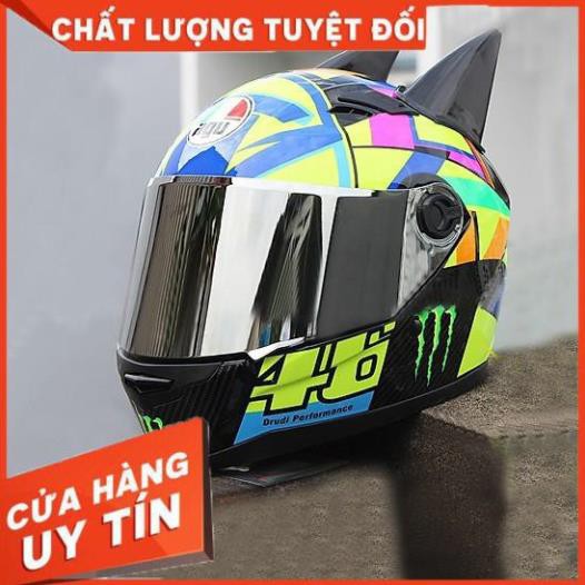 [Uy Tín - Chất Lượng]  Nón bảo hiểm AGU Fullface Đa Sắc Màu