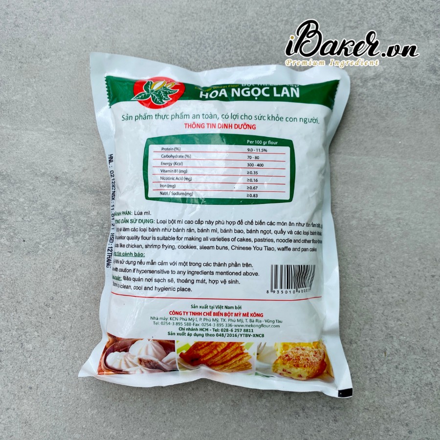[500G] Bột mì cao cấp Hoa Ngọc Lan