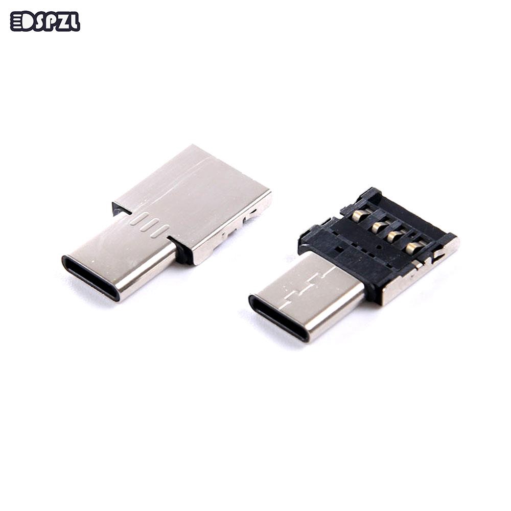 Type-C OTG Adapter Converter Silver Connector Mouse Keyboard Mini Type C USB Ipads