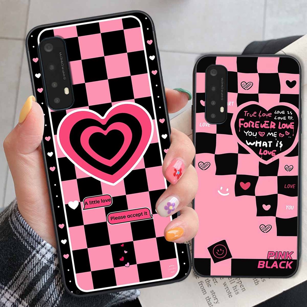 Ốp lưng Oppo Realme 7 / Realme 7 Pro hình hoa vẽ, thời trang, black pinkkk đẹp - Giá tốt nhất - Hàng cao cấp