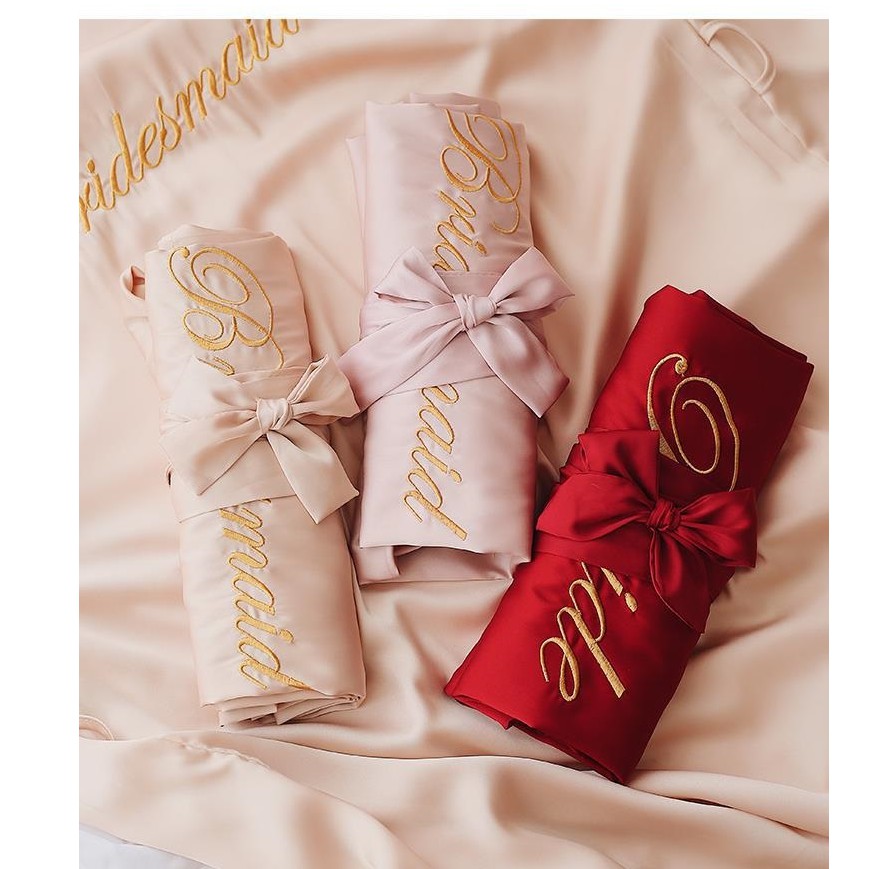 Áo Choàng Ngủ Cô Dâu ✅ Kimono Choàng Makeup Studio✅ IVY214 | BigBuy360 - bigbuy360.vn