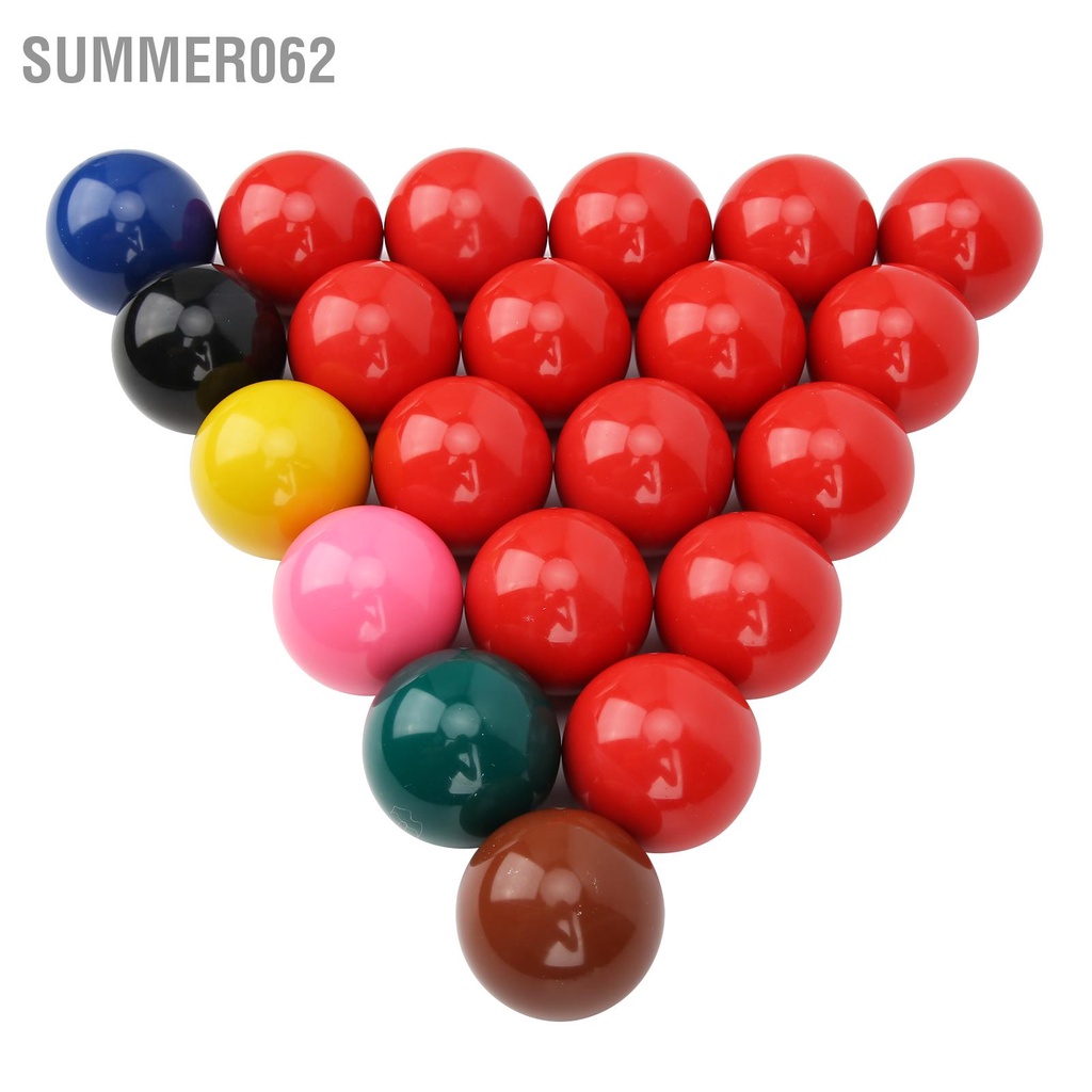 [Hàng Sẵn] 22Pcs 52.2mm/2.1 inch Snowk bi-a có màu sơn vôi nhựa thông【Summer062】