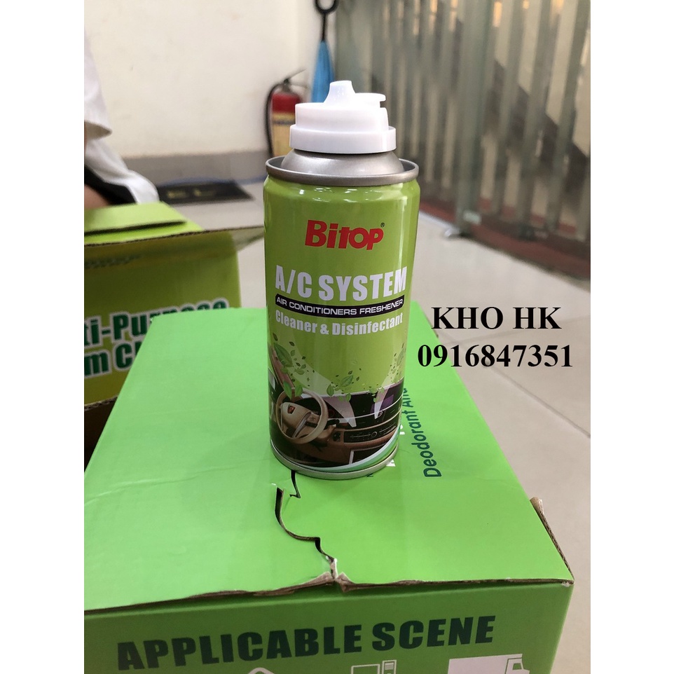 Xịt khử mùi điều hòa nội thất Oto - điều hoà Phòng làm việc - Khách sạn - Ôt...