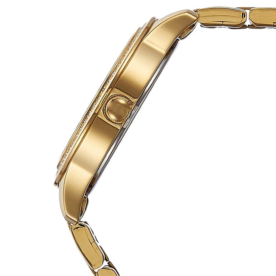 Đồng Hồ Nữ Citizen Đính Đá Swarovski Dây Thép Không Gỉ EL3082-55E - Mặt Đen
