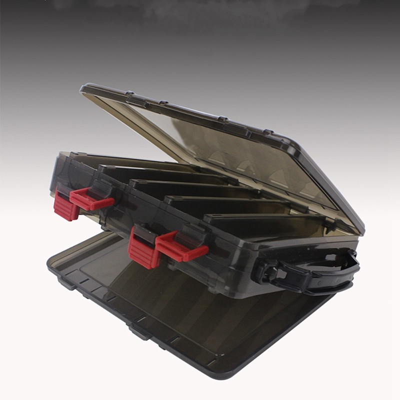 Hộp đựng mồi câu cá 10 ngăn kích thước 20 X 17 X 5Cm