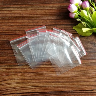 Combo 50 túi zip chỉ đỏ size 5*7cm