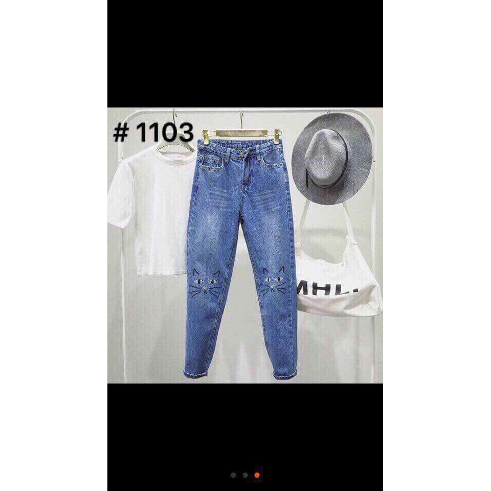 [FREESHIP 150K] Quần Jeans Nữ Phối Rách Cao Cấp OHS529 | BigBuy360 - bigbuy360.vn