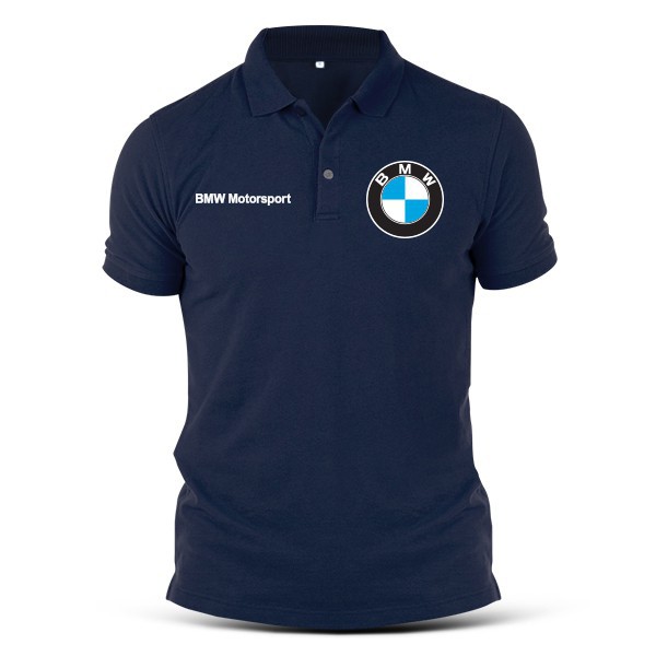 Áo thun Polo ngắn tay in logo xe BMW độc đáo