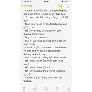 VITAMIN E BLACKMORE ÚC  500IU lọ 150 viên.