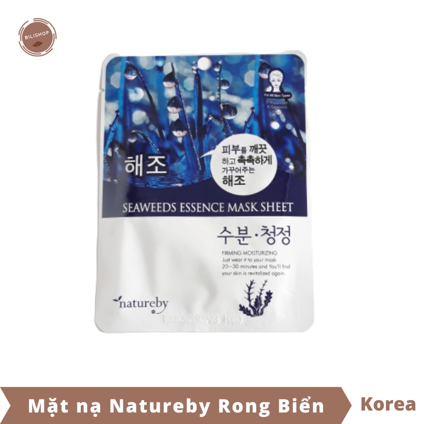 Mặt nạ dưỡng da Natureby Hàn Quốc - Combo 10 miếng