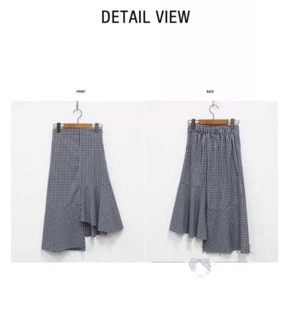 CHÂN VÁY KẺ ĐUÔI CÁ