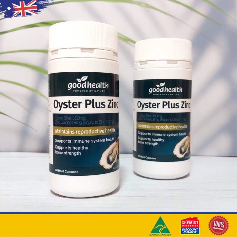 Viên uống Tinh chất hàu úc Goodhealth Oyster Plus Zinc 60 viên (SP3)