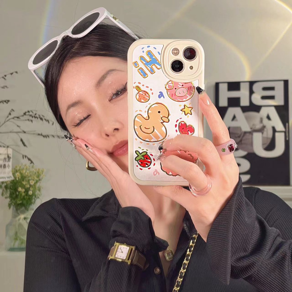 Ốp Điện Thoại Silicon Dẻo In Hoa Đỏ iPhone 11 14 13Pro 12Pro max 7 / 8plus 7 6G xr xs max 11Pro max 12 6plus 14plus