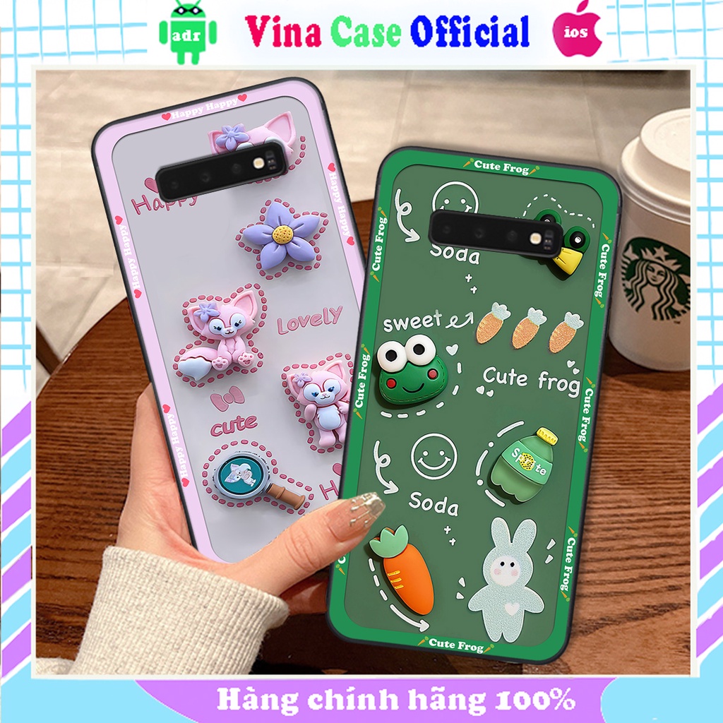 Ốp Samsung S10 / S10 5G / S10 Plus / S10+ in hình hoạt hình cute, dễ thương , đáng yêu