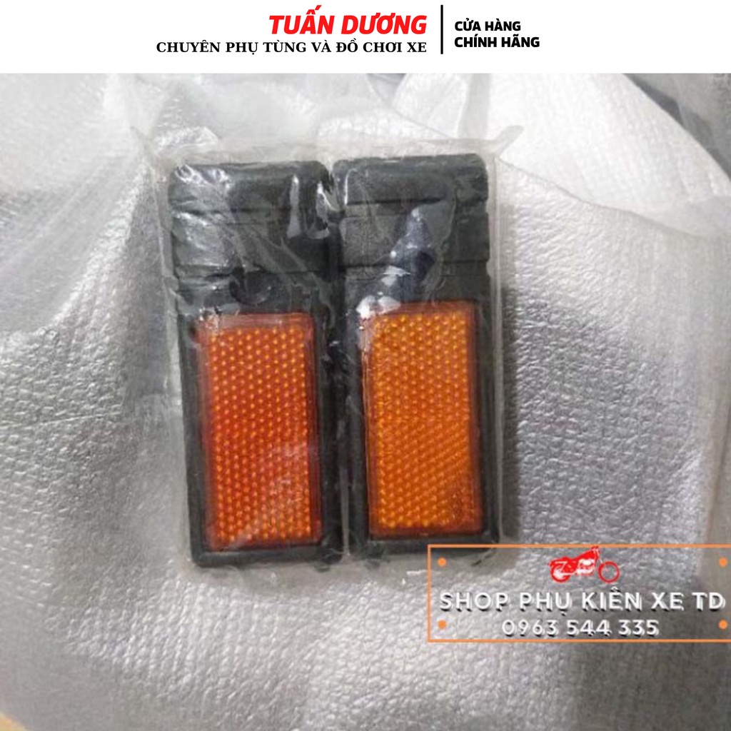 Đôi Mắt Phản Quang , Mắt Mèo Gắn Ốp Vai Dream  - tấm mắt cua xe máy Honda Dream thái và Dream Việt loại đẹp
