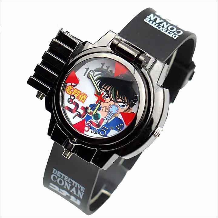 Đồng hồ con nhỏ Edogawa Conan đeo tay bắn laser-Đồng hồ thám tử nức tiếng conan