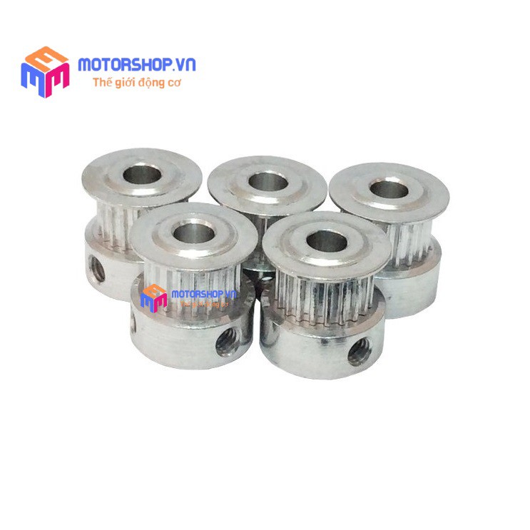 MTS Puly Bánh Răng Nhôm MXL 20 Răng Bản 7mm Trục 5mm