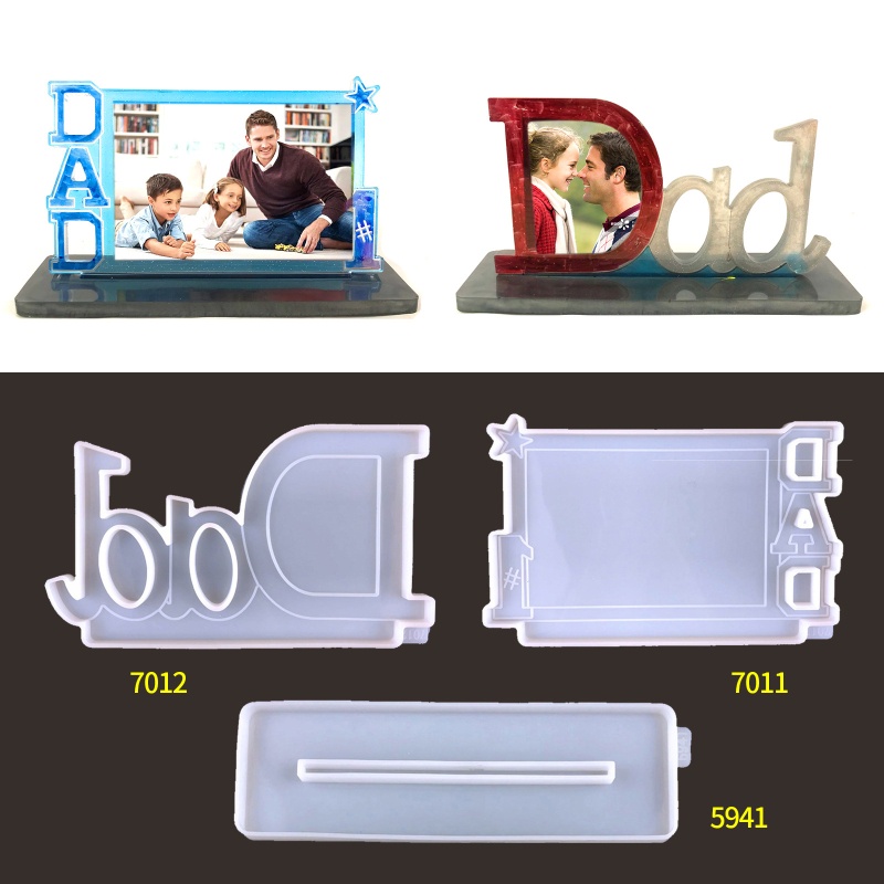 Khuôn Silicone Làm Khung Hình Làm Quà Tặng Ngày Của Cha