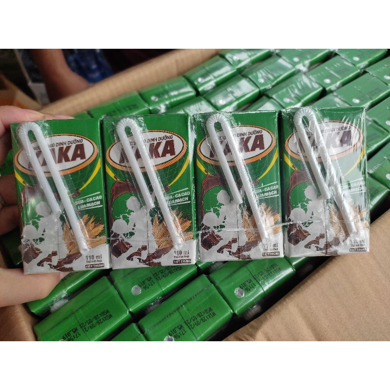 [Fs ở tongkhoammyfood] Thùng 48 hộp thức uống sữa lúa mạch Cacao KAKA Ba Vì (giống Milo) 110ml