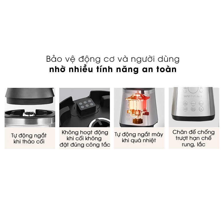 Máy xay nấu đa năng Midea MJ-BL100GH - Hàng Chính Hãng