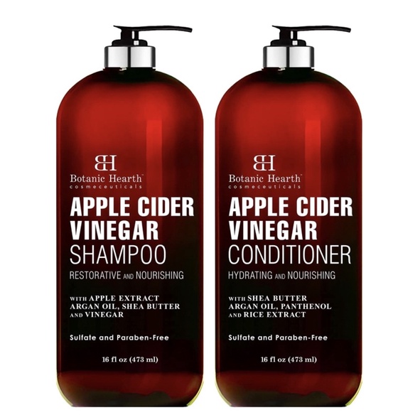 Bộ dầu gội + xả BOTANIC HEARTH Argan Oil Shampoo and Conditioner 473ml/chai USA