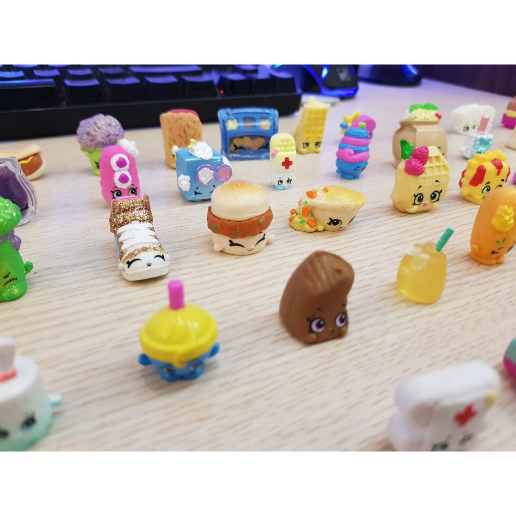 Đồ chơi shopkins mini vật dụng và đồ ăn siêu dễ thương (combo chi tiết đảm bảo khác loại).