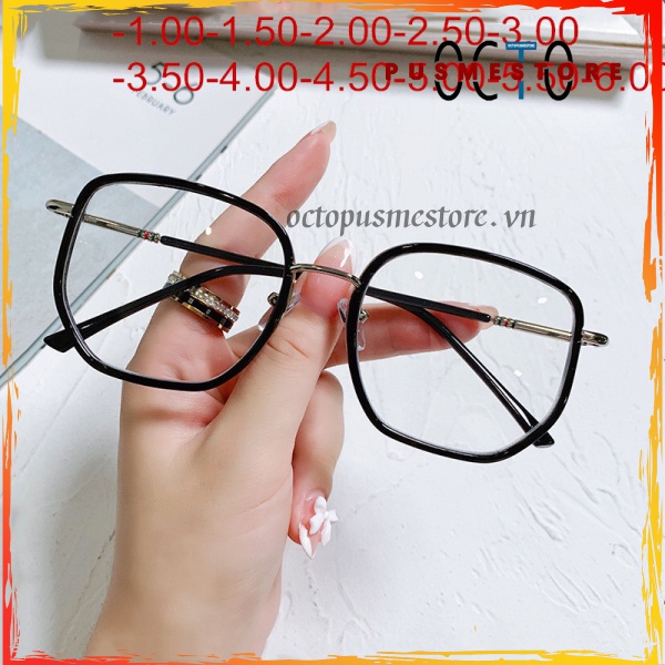 Kính cận chống ánh sáng xanh kiểu mới 2021 1.0-1.50-2.00-2.50-3.00-3.50-4