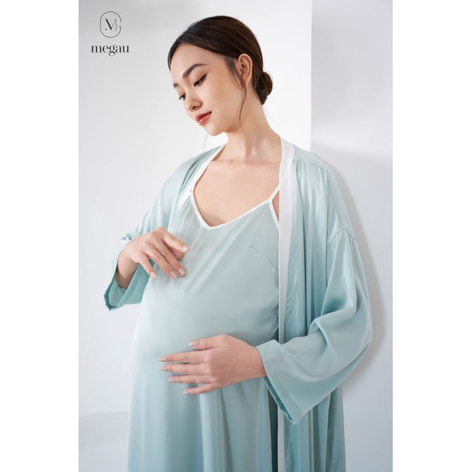 JULIA - Set váy choàng ngủ cho mẹ bầu và sau sinh thương hiệu MEGAU