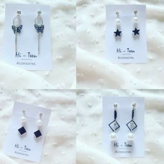Combo 4 đôi bông tai Hàn quốc