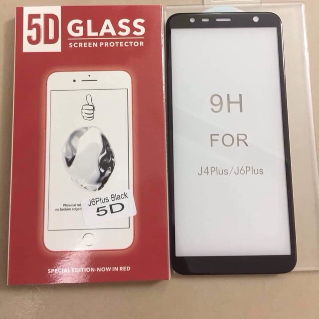 Dán Full 5D xịn Samsung J6 plus
