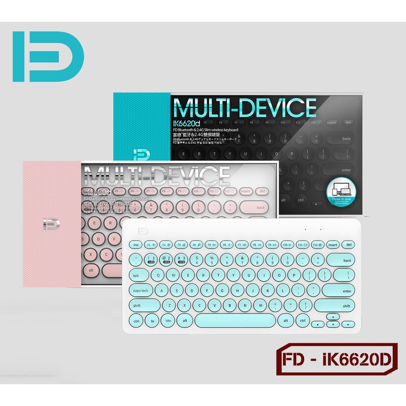 Bàn Phím KB BLUETOOTH IK 6620D