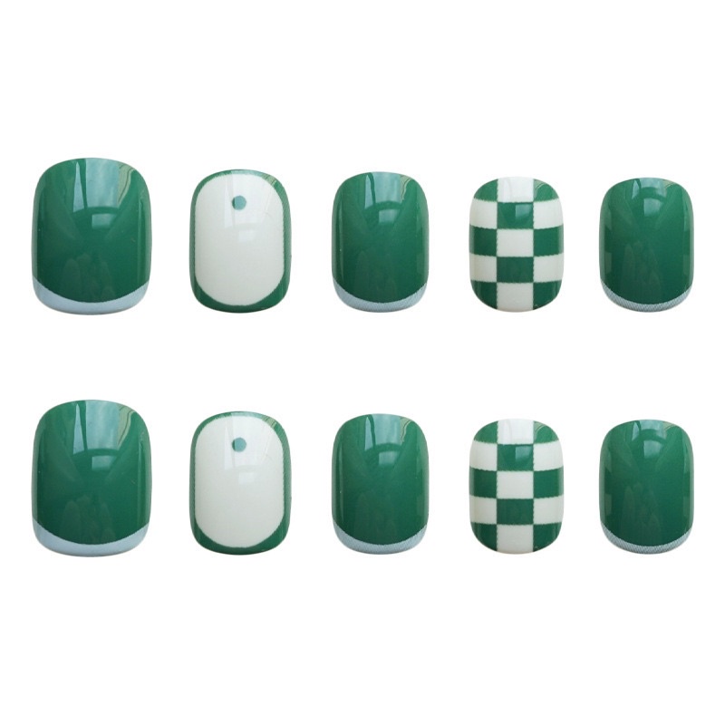 Set 24 móng giả N288, dáng móng ngắn ( Tặng kèm keo và dũa )