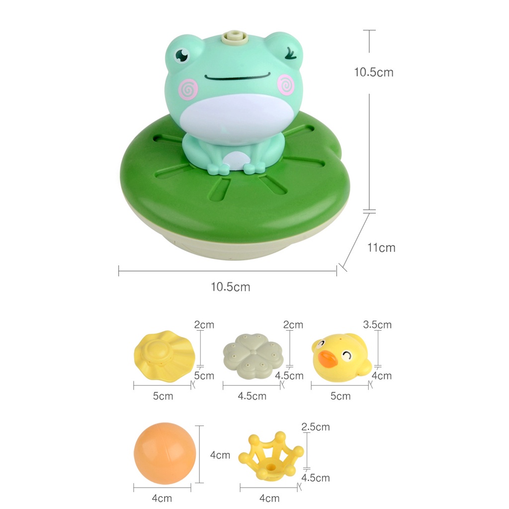 Đồ Chơi Nhà Tắm Chú Ếch Vui Nhộn Phun Nước Tự Động Ngộ Nghĩnh Đáng Yêu Cho Bé