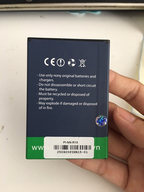 Pin Nony R15 chính hãng