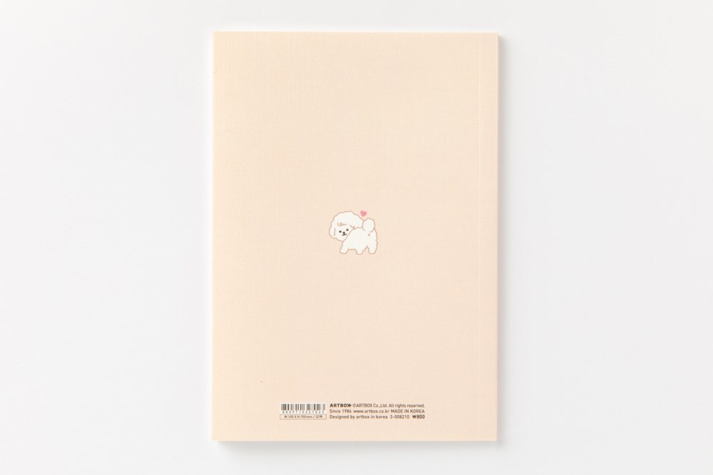 Sổ Ghi Chú  ARTBOX Hàn Quốc Hình Cún Poodle Dễ hương