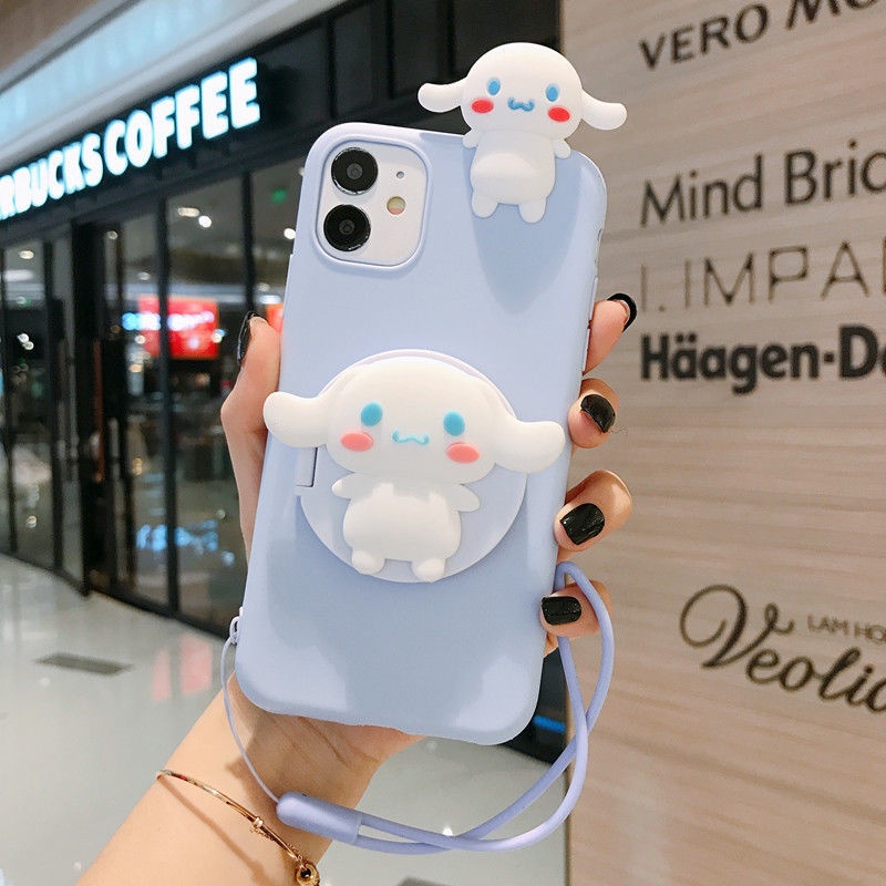 Ốp Điện Thoại Mặt Gương Hình Thỏ Cinnamon Cho iPhone 6 6s 6p 6sp 7 7p 8 8p X Xs Xsmax