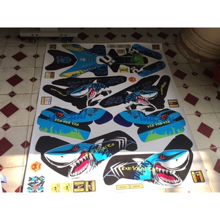 Tem Decal Xe Điện Xmen  09
