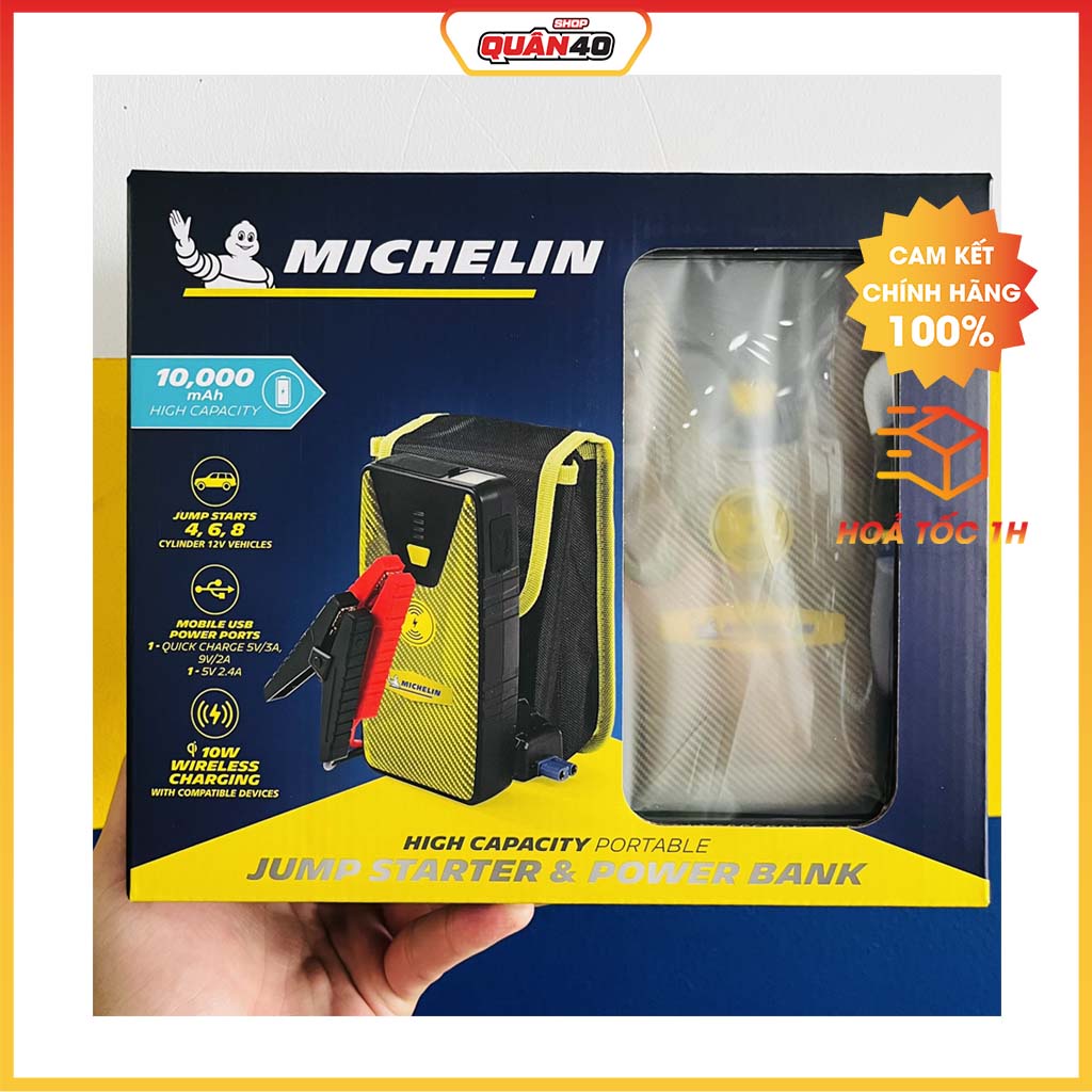 Bộ Kích Bình Ô tô Khẩn Cấp Michelin - Hàng Chính Hãng